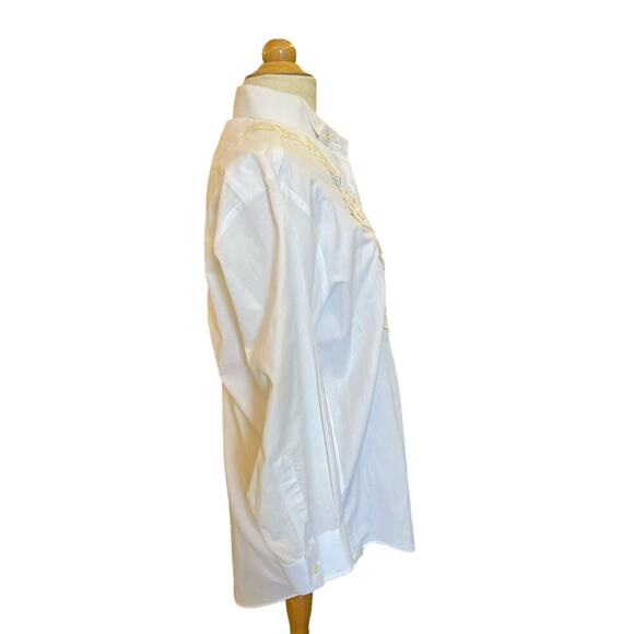 Vintage Beaded and Embroidered Button Down Shirt by Westwater - Picture 3 of 5